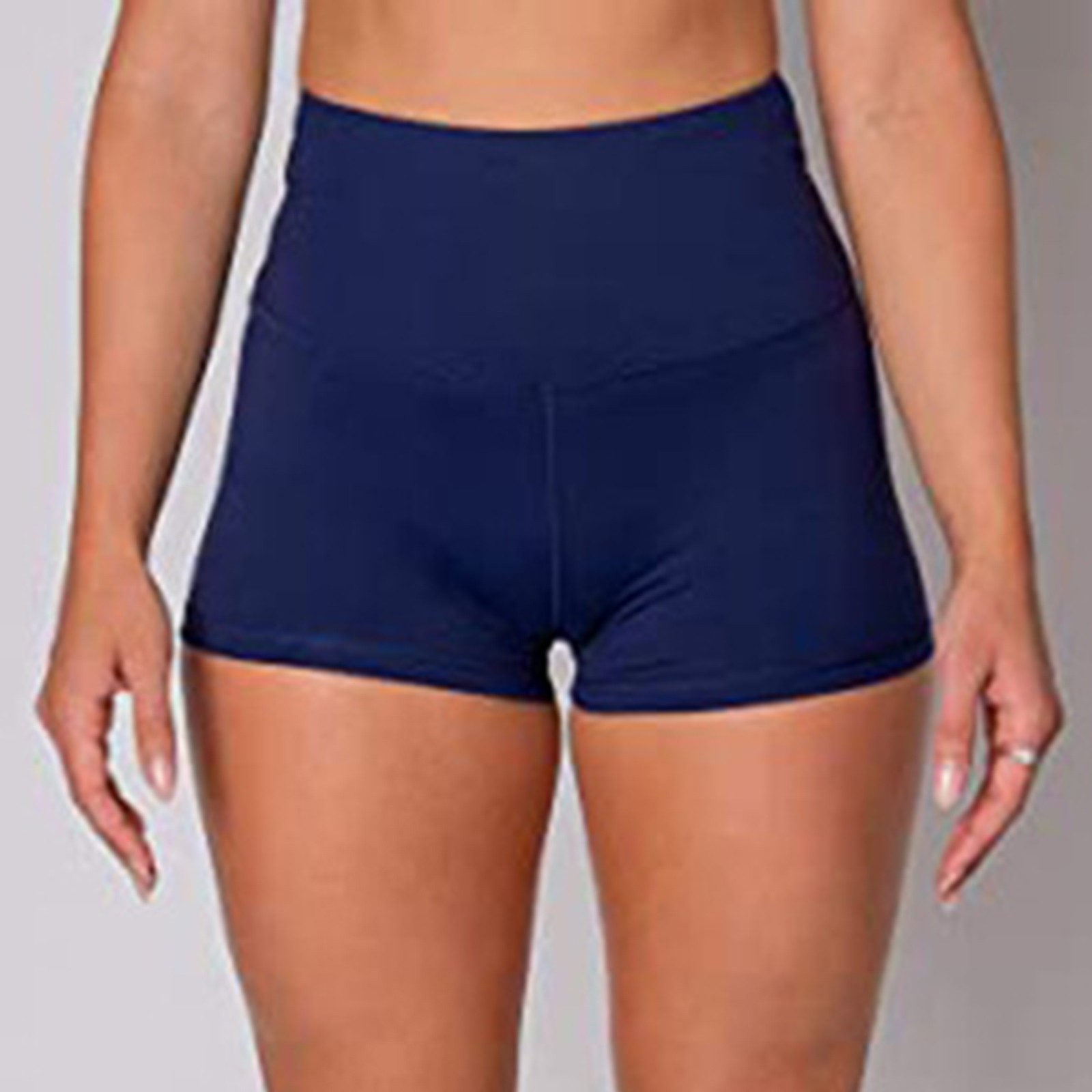 thumbnail image 2 of Pantalones ajustados de yoga de cintura alta para mujer: leggings elásticos de color liso para uso informal/diario/deportivo. Tallas asiáticas., 2 of 8